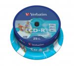 VERBATIM CD-R, 52X, 700 MB, 25...